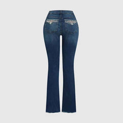 Women's Casual Slim Fit All-matching Bootcut Trousers