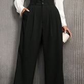 High Waist Drooping High-grade Suit Pants