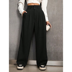 High Waist Drooping High-grade Suit Pants