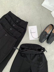 High Waist Slim Fit Suit Casual Pants Drooping Slimming