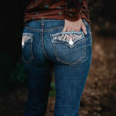 Women's Casual Slim Fit All-matching Bootcut Trousers