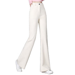 High Waist Slimming Horn Drape All-matching Casual Trousers