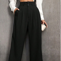 High Waist Drooping High-grade Suit Pants