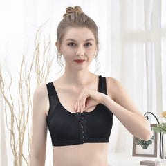 One-piece Plus Size Women's Adjustable Bra Without Chest Pad And Steel Ring