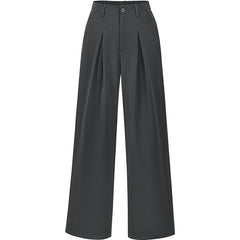 Work Commute Business Style Loose Casual Formal Wear Wide-legged Pants