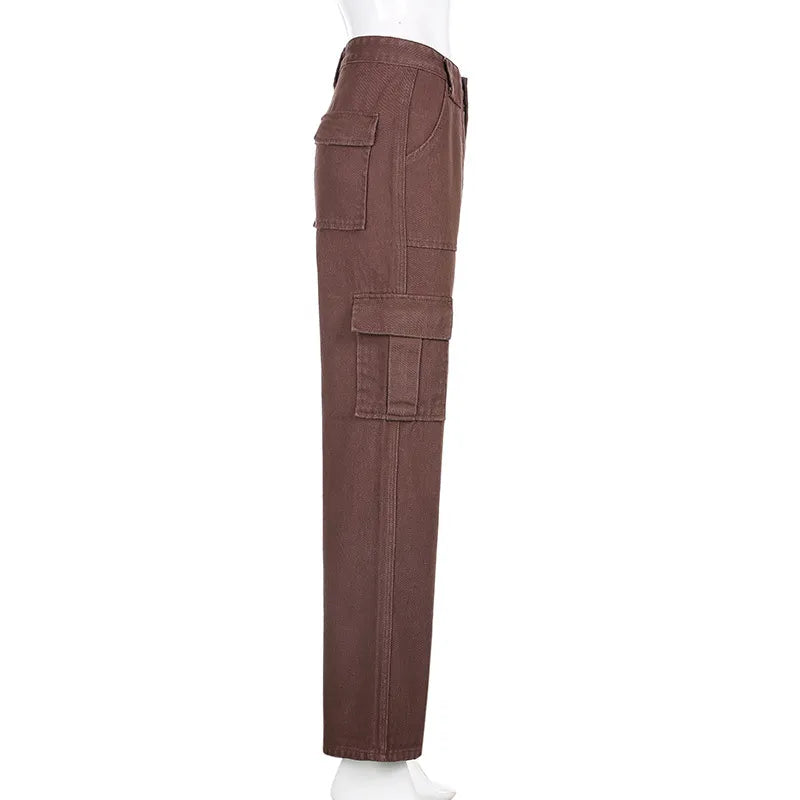 Women Streetwear Fashion Oversize Trouser Cargo Harajuku Sweatpants Iamhotty