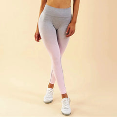 Kaya Seamless Ombre Legging - Grey