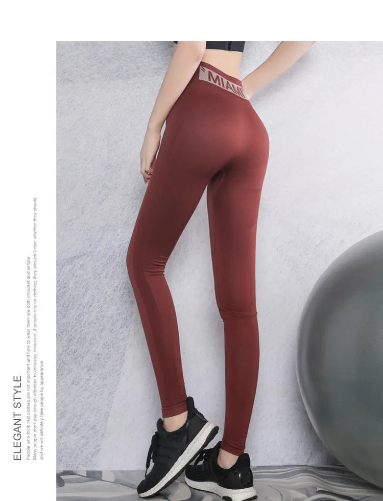 Women Tummy Control Gym Legging Athletic
