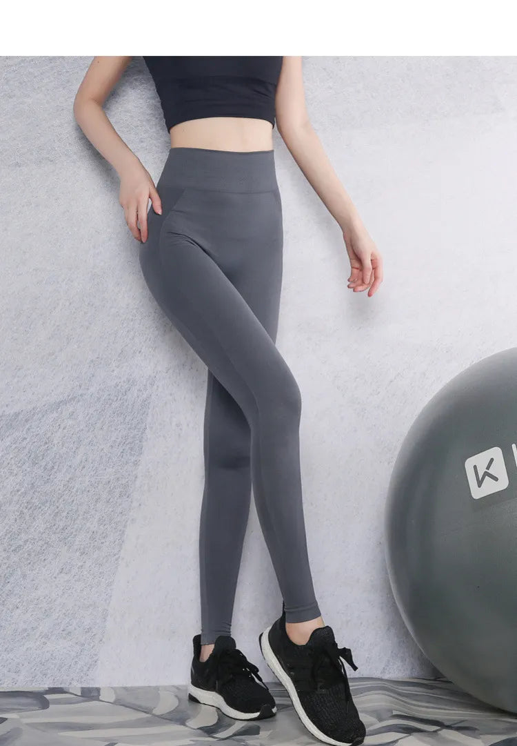 Women Tummy Control Gym Legging Athletic