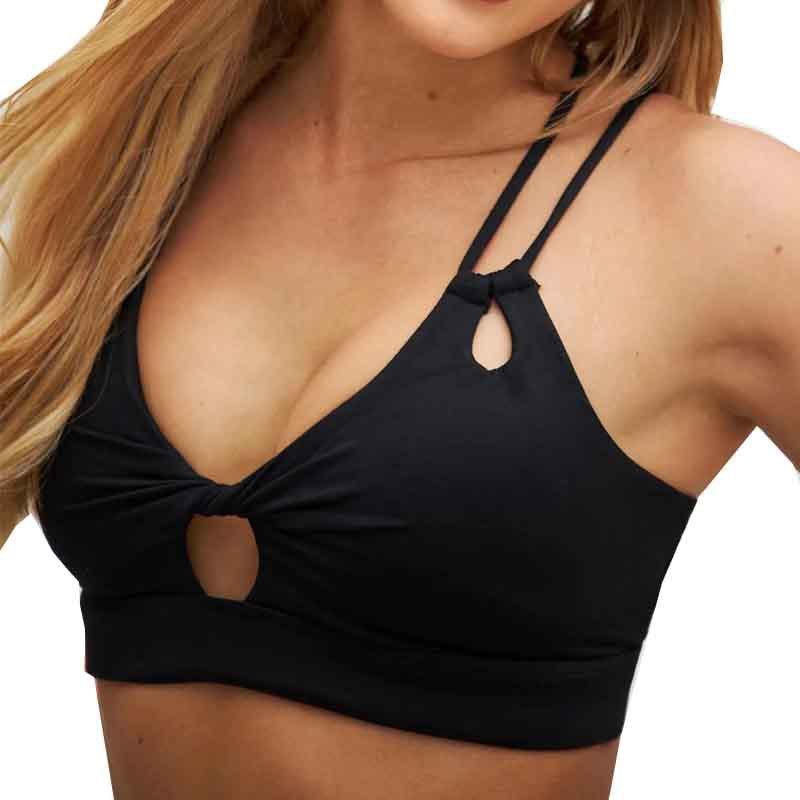 Workout Yoga Vest Women's With Chest Pad Chest-wrapped Shockproof Push Up Sports Bra