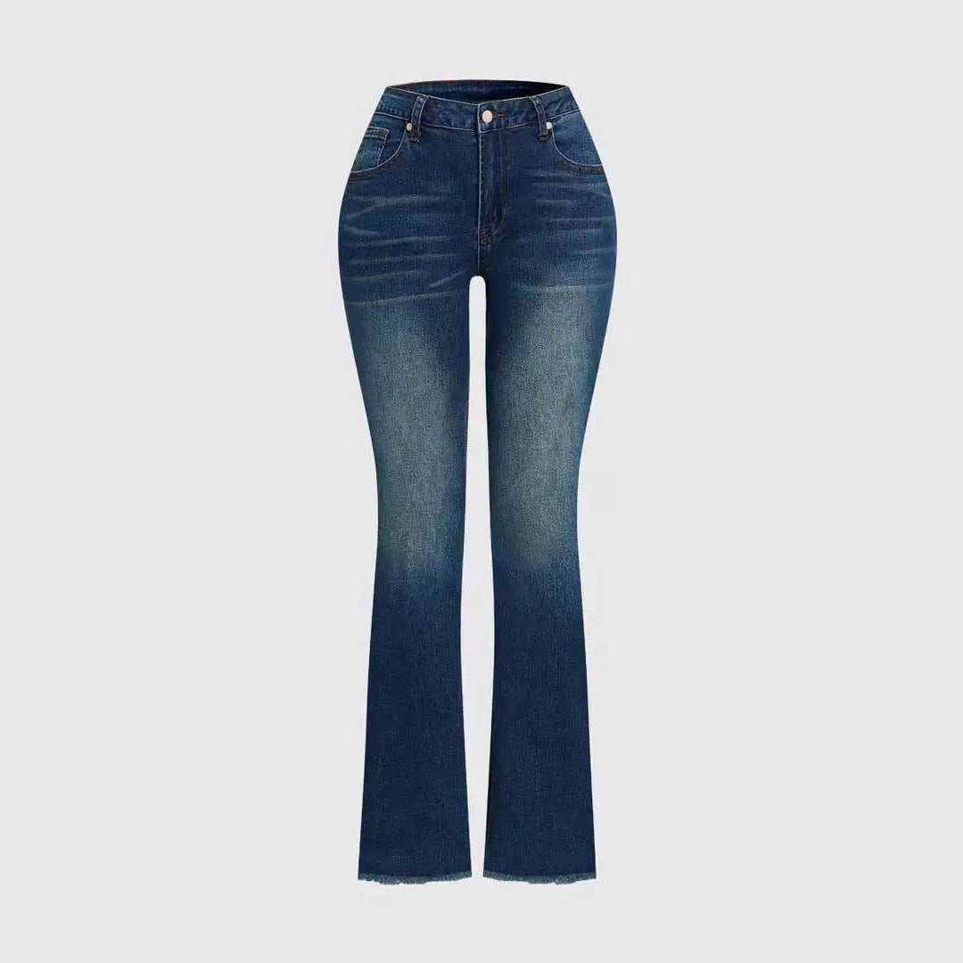Women's Casual Slim Fit All-matching Bootcut Trousers